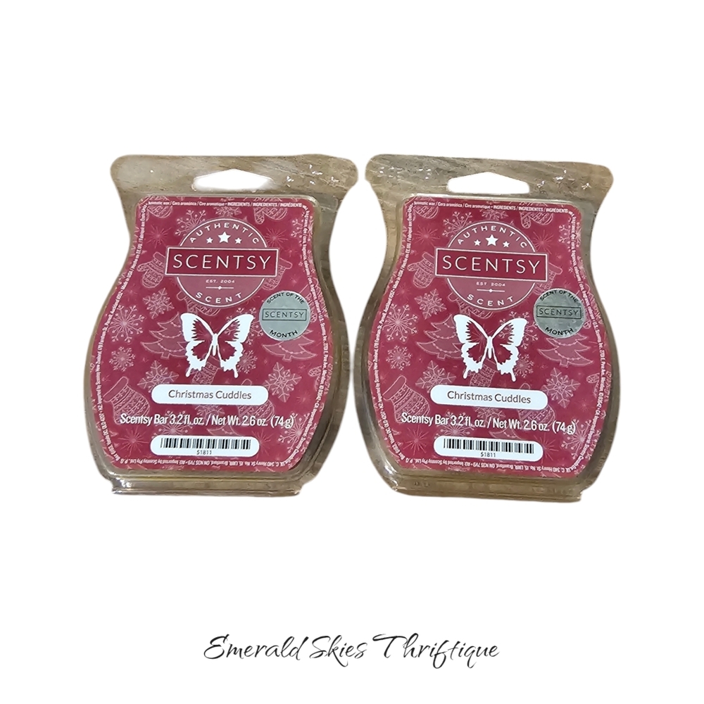 Scentsy Christmas‎ Cuddles Wax Bars Lot, 🆕